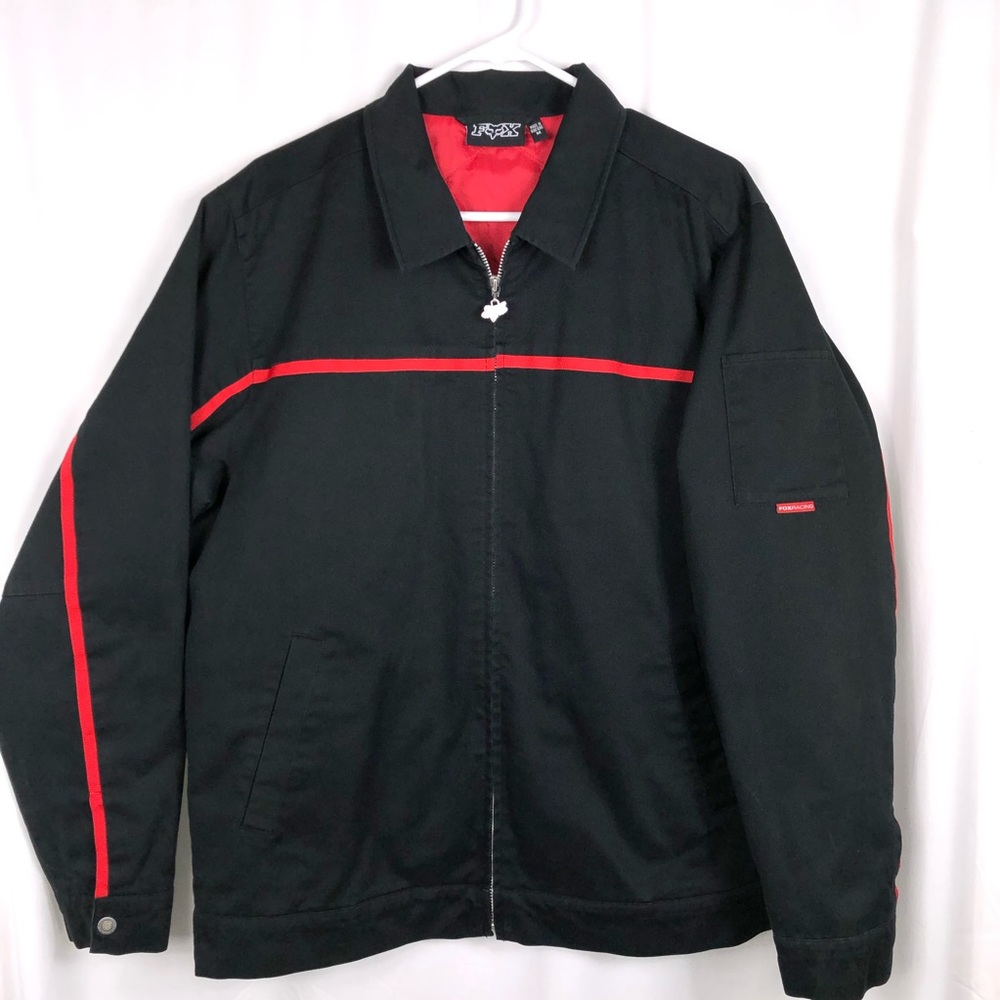 Fox Racing Mens Jacket, Zip Front Size Medium